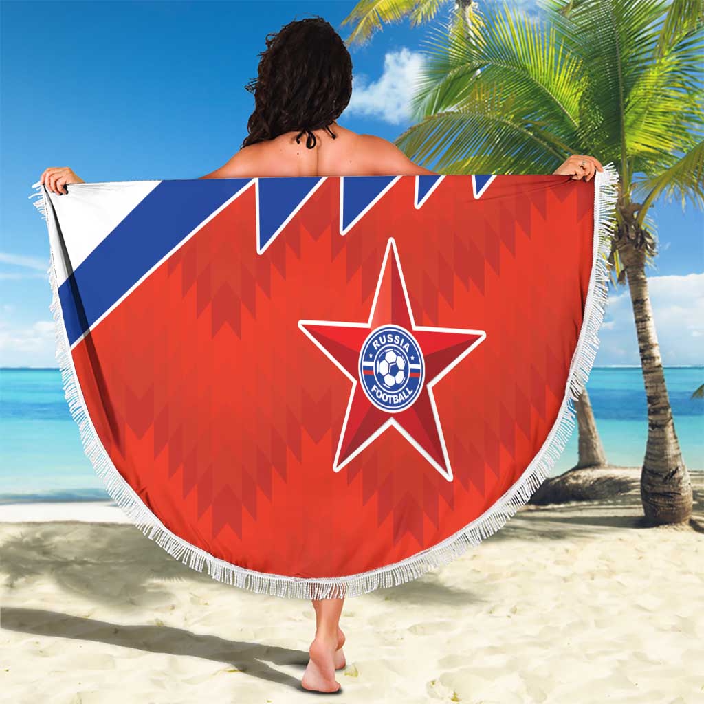 Personalized Russia Football Beach Blanket The National Team Go Champion - Wonder Print Shop