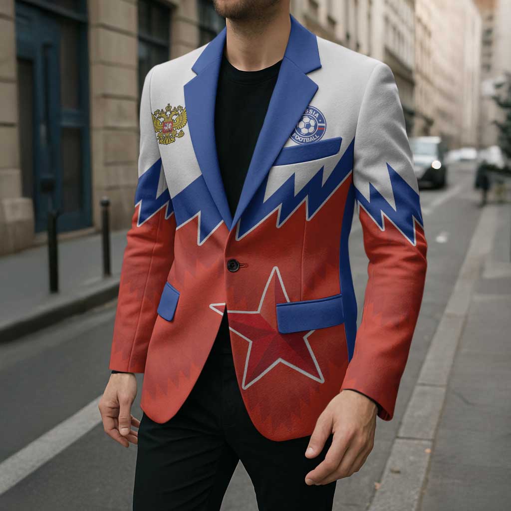 Personalized Russia Football Blazer The National Team Go Champion - Wonder Print Shop