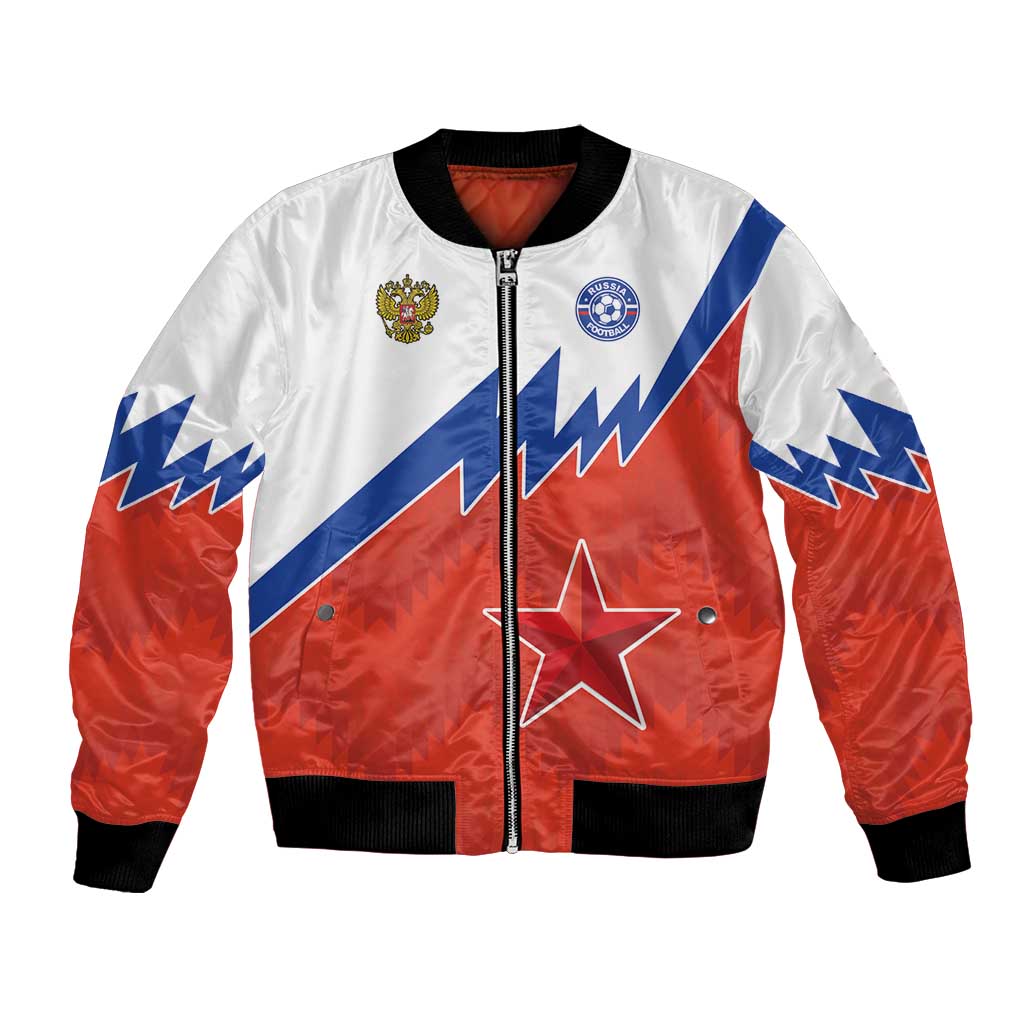 Personalized Russia Football Bomber Jacket The National Team Go Champion - Wonder Print Shop