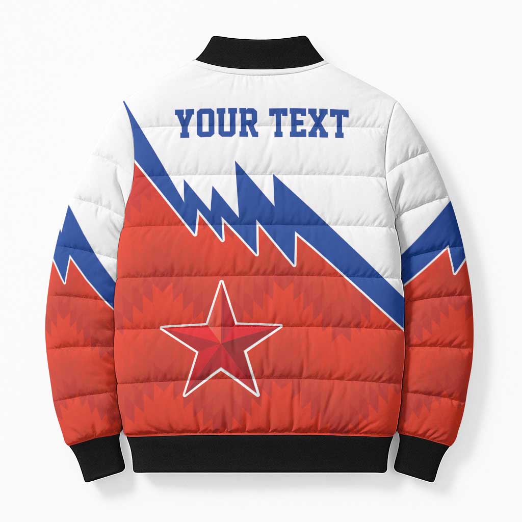 Personalized Russia Football Bomber Puffer Jacket The National Team Go Champion - Wonder Print Shop