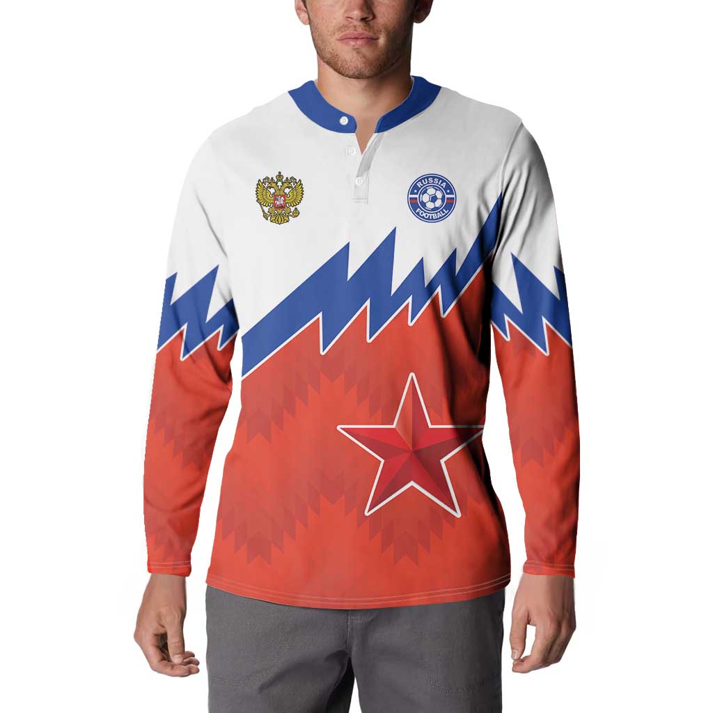 Personalized Russia Football Button Sweatshirt The National Team Go Champion - Wonder Print Shop
