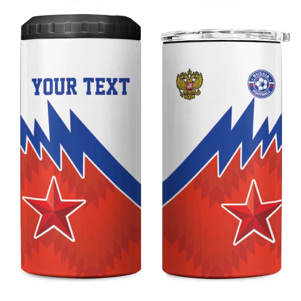 Personalized Russia Football 4 in 1 Can Cooler Tumbler The National Team Go Champion - Wonder Print Shop
