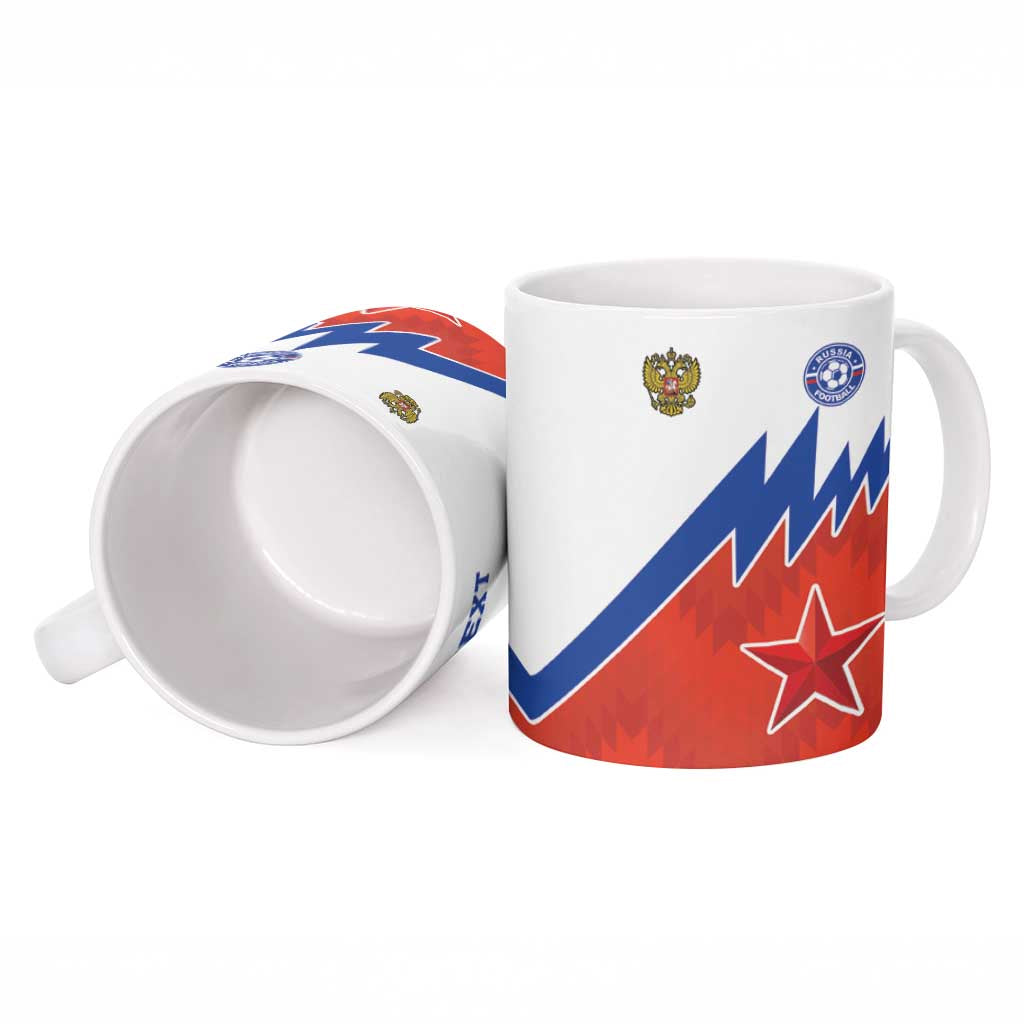 Personalized Russia Football Ceramic Mug The National Team Go Champion - Wonder Print Shop