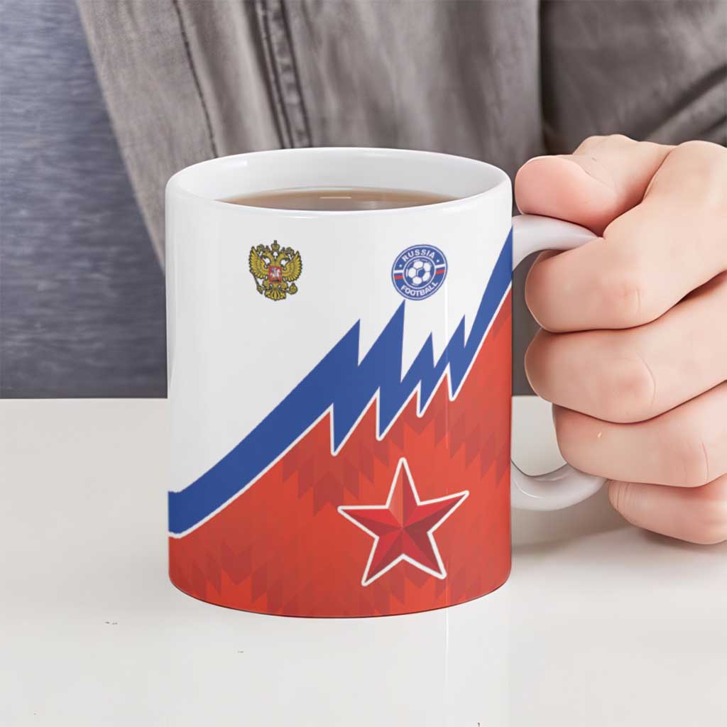 Personalized Russia Football Ceramic Mug The National Team Go Champion - Wonder Print Shop