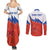 Personalized Russia Football Couples Matching Summer Maxi Dress and Long Sleeve Button Shirt The National Team Go Champion - Wonder Print Shop