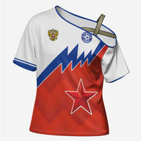 Personalized Russia Football Cross Shoulder Shirt The National Team Go Champion - Wonder Print Shop