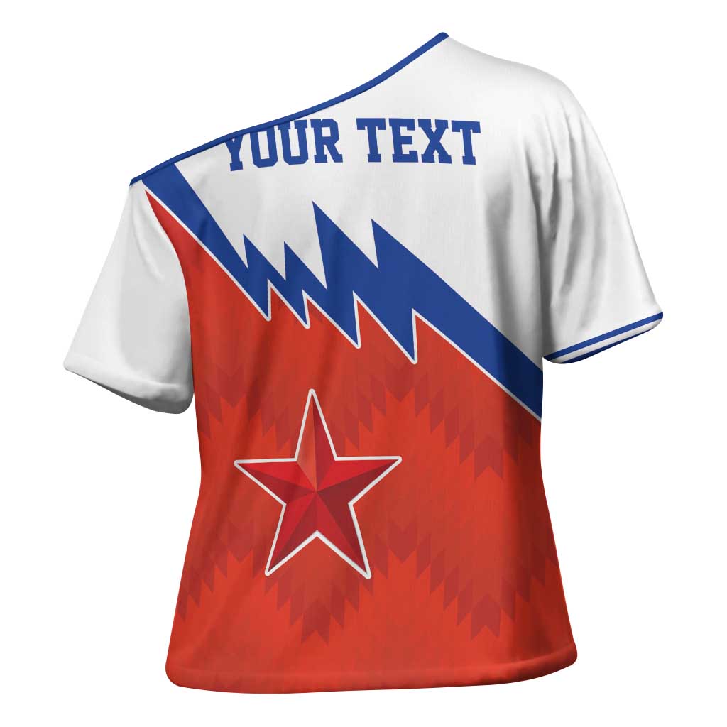 Personalized Russia Football Cross Shoulder Shirt The National Team Go Champion - Wonder Print Shop