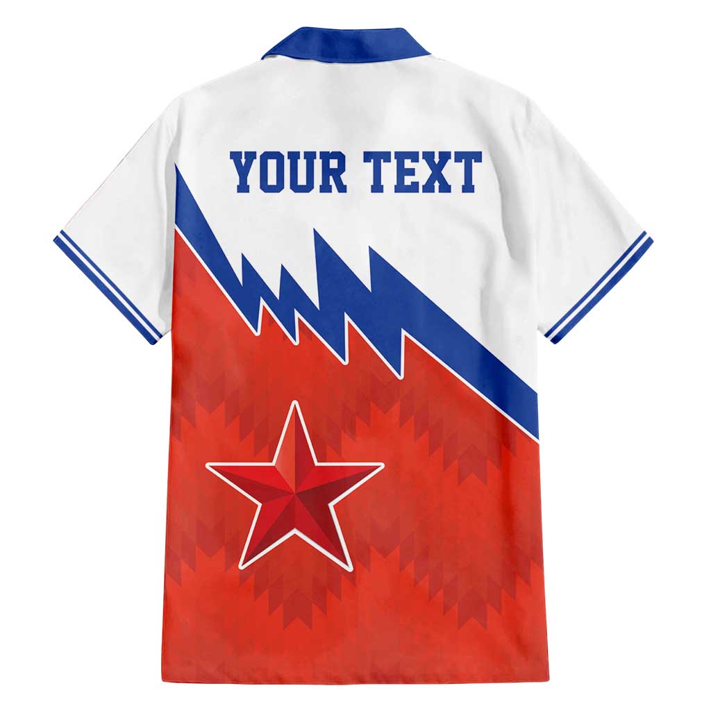 Personalized Russia Football Family Matching Off Shoulder Maxi Dress and Hawaiian Shirt The National Team Go Champion - Wonder Print Shop