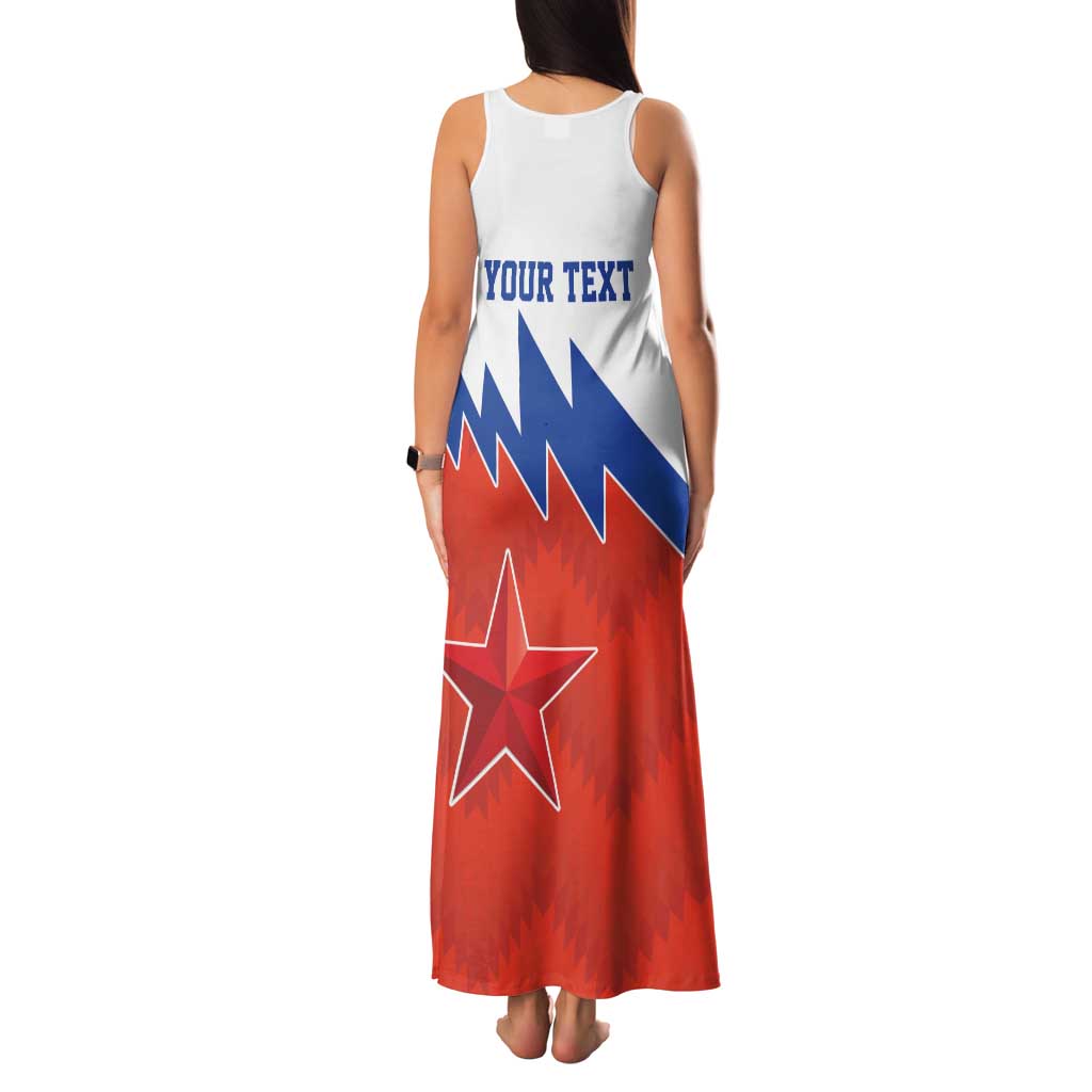 Personalized Russia Football Family Matching Tank Maxi Dress and Hawaiian Shirt The National Team Go Champion - Wonder Print Shop