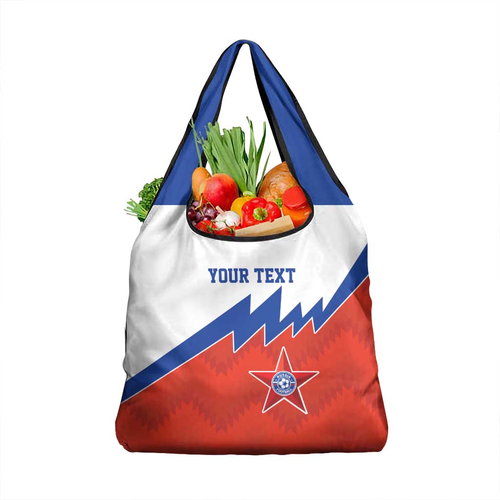 Personalized Russia Football Grocery Bag The National Team Go Champion - Wonder Print Shop