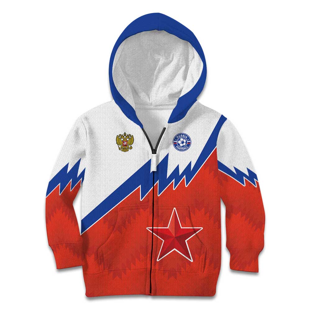 Personalized Russia Football Kid Hoodie The National Team Go Champion - Wonder Print Shop