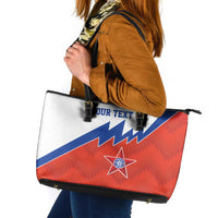 Personalized Russia Football Leather Tote Bag The National Team Go Champion - Wonder Print Shop