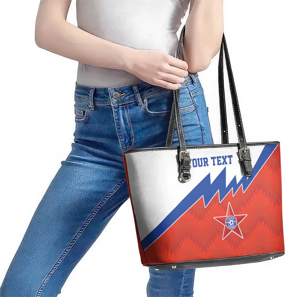 Personalized Russia Football Leather Tote Bag The National Team Go Champion - Wonder Print Shop