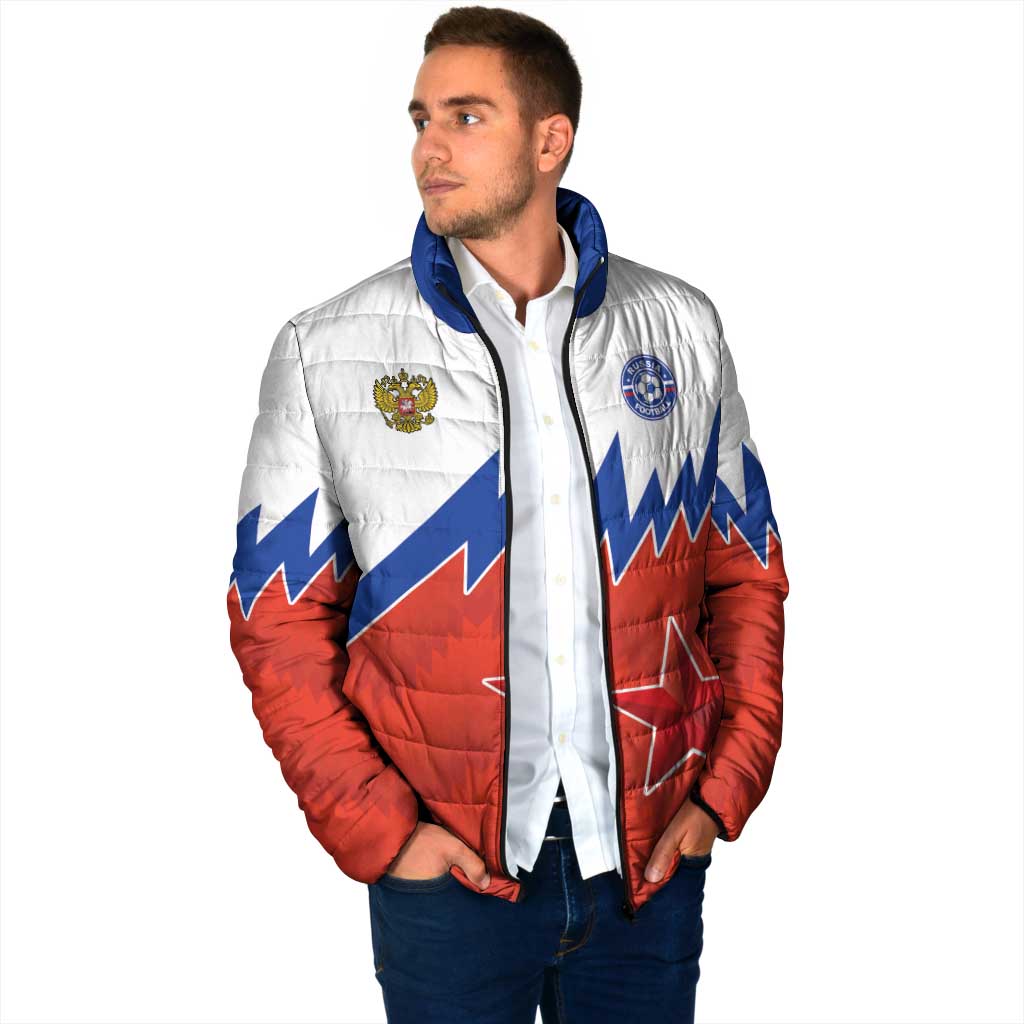 Personalized Russia Football Padded Jacket The National Team Go Champion - Wonder Print Shop