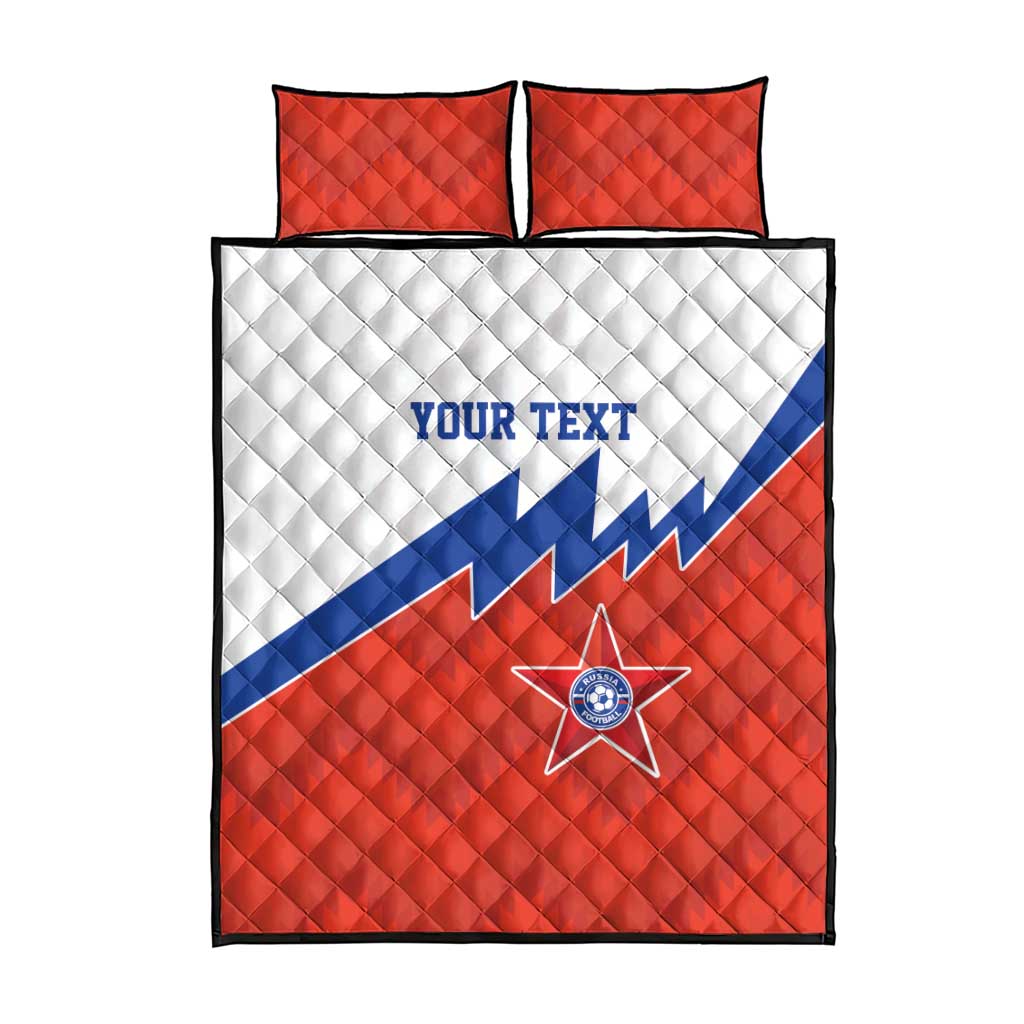 Personalized Russia Football Quilt Bed Set The National Team Go Champion - Wonder Print Shop