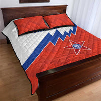 Personalized Russia Football Quilt Bed Set The National Team Go Champion - Wonder Print Shop