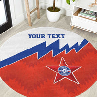 Personalized Russia Football Round Carpet The National Team Go Champion - Wonder Print Shop