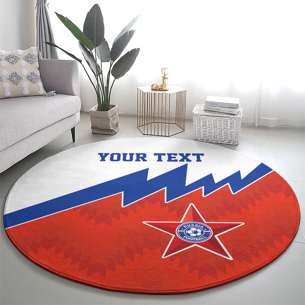 Personalized Russia Football Round Carpet The National Team Go Champion - Wonder Print Shop