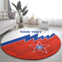 Personalized Russia Football Round Carpet The National Team Go Champion - Wonder Print Shop