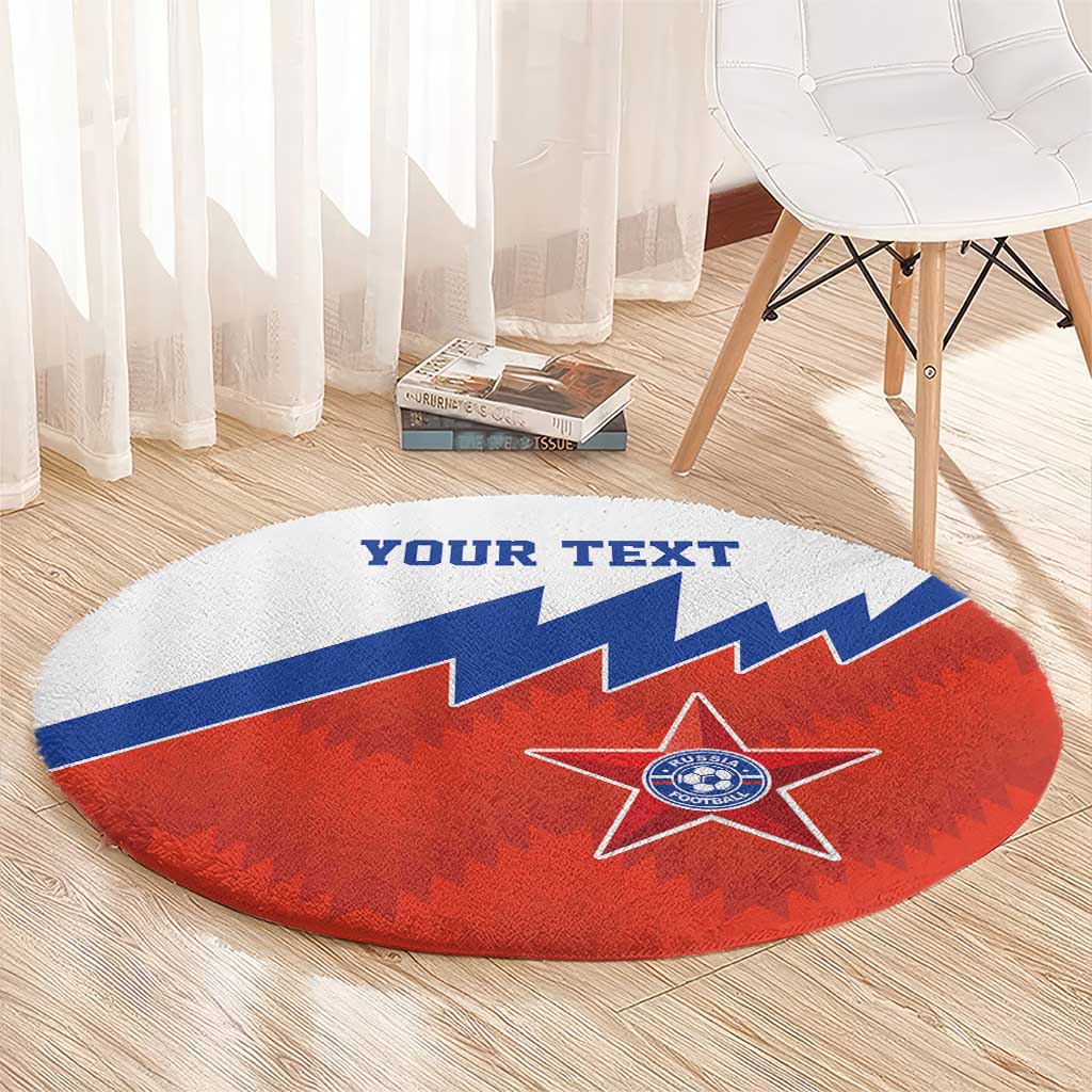 Personalized Russia Football Round Carpet The National Team Go Champion - Wonder Print Shop