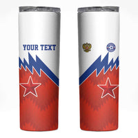 Personalized Russia Football Skinny Tumbler The National Team Go Champion - Wonder Print Shop