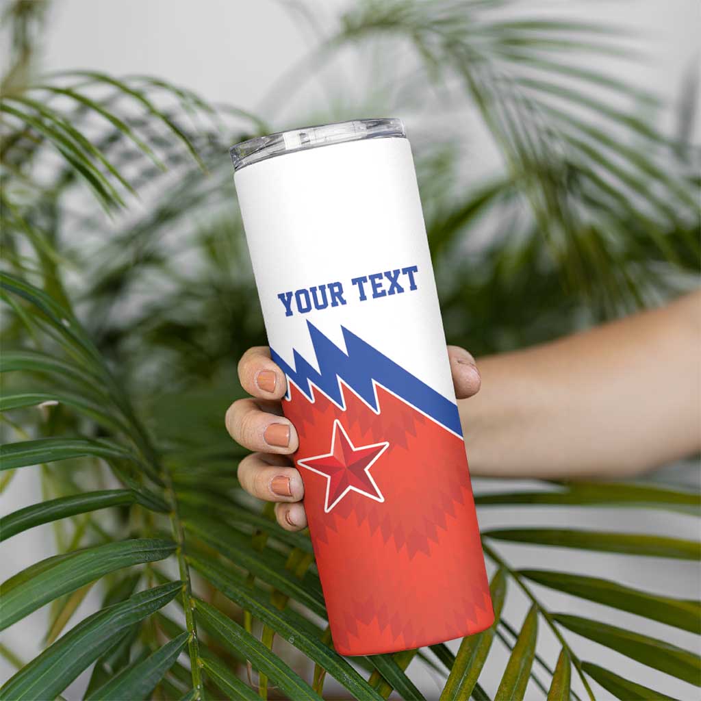Personalized Russia Football Skinny Tumbler The National Team Go Champion - Wonder Print Shop