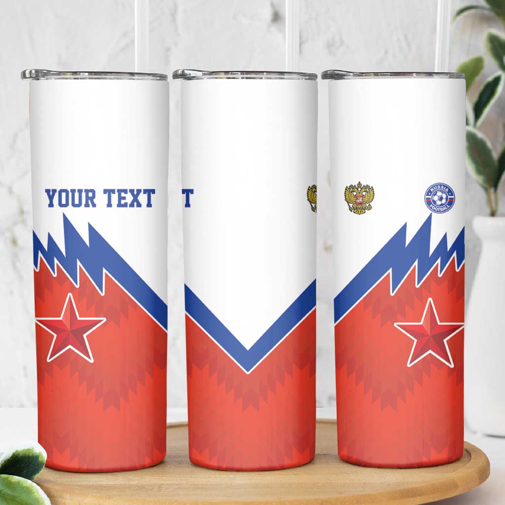 Personalized Russia Football Skinny Tumbler The National Team Go Champion - Wonder Print Shop