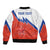 Personalized Russia Football Sleeve Zip Bomber Jacket The National Team Go Champion - Wonder Print Shop