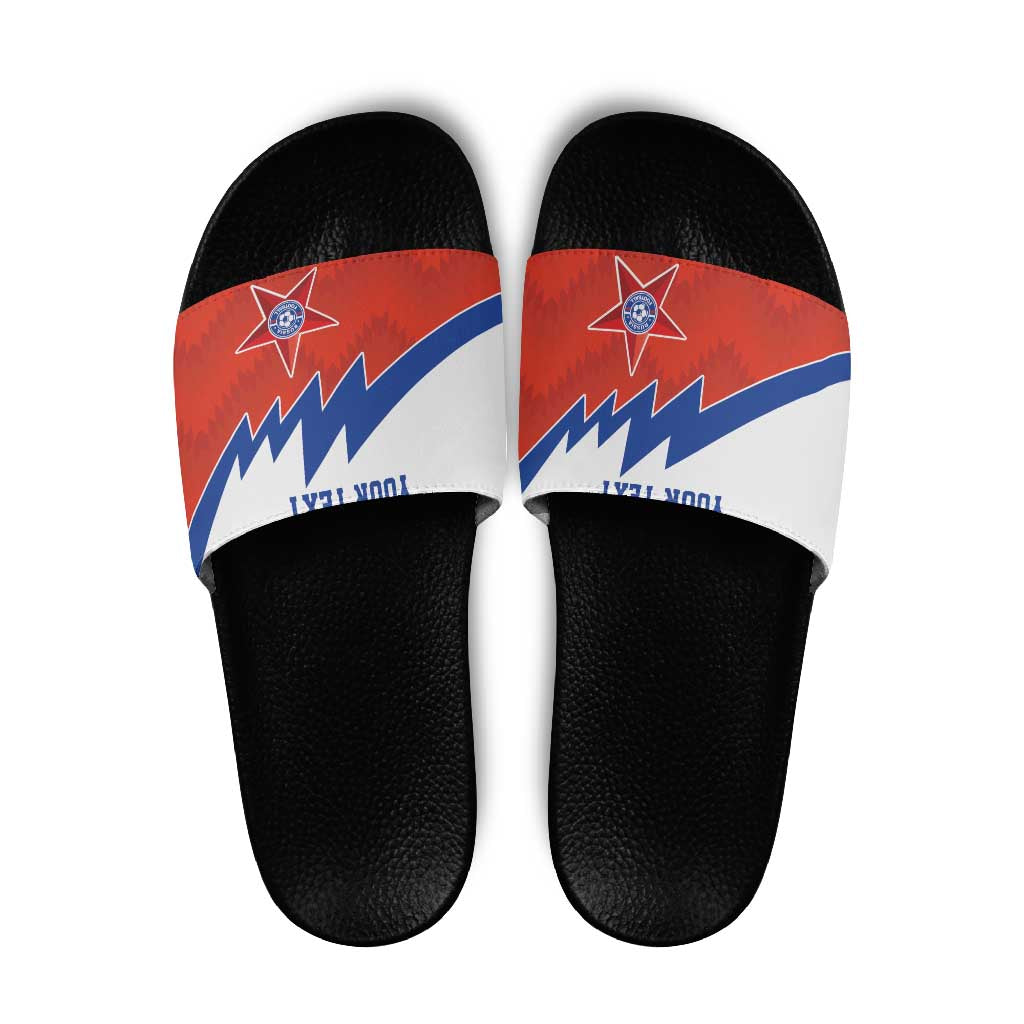Personalized Russia Football Slide Sandals The National Team Go Champion - Wonder Print Shop
