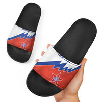 Personalized Russia Football Slide Sandals The National Team Go Champion - Wonder Print Shop
