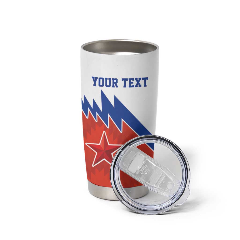 Personalized Russia Football Tumbler Cup The National Team Go Champion - Wonder Print Shop