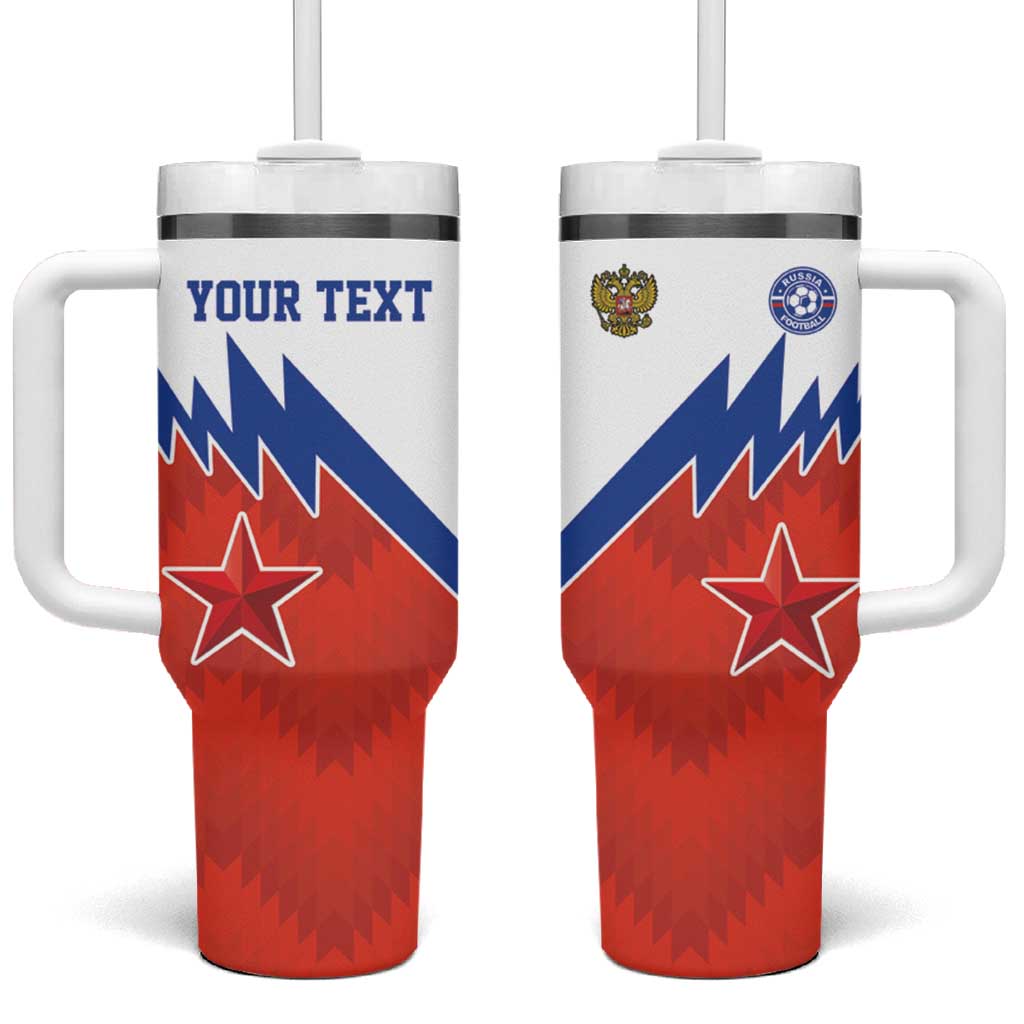 Personalized Russia Football Tumbler With Handle The National Team Go Champion - Wonder Print Shop