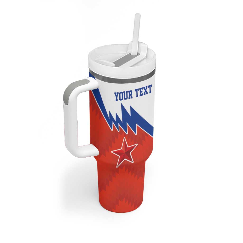 Personalized Russia Football Tumbler With Handle The National Team Go Champion - Wonder Print Shop
