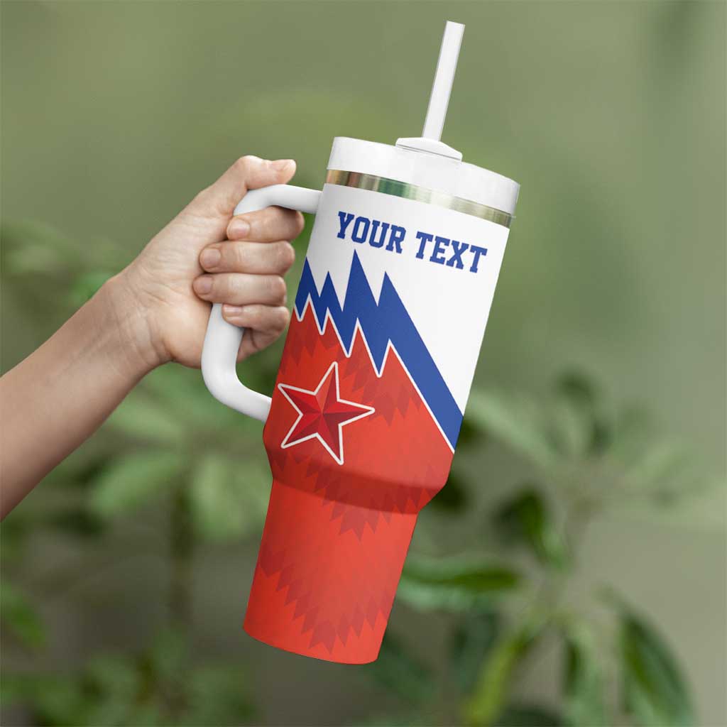 Personalized Russia Football Tumbler With Handle The National Team Go Champion - Wonder Print Shop