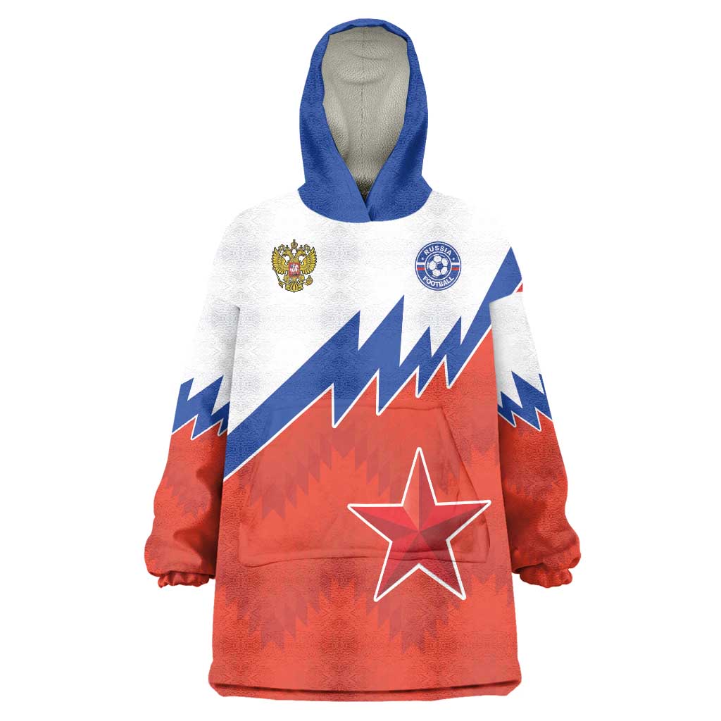 Personalized Russia Football Wearable Blanket Hoodie The National Team Go Champion - Wonder Print Shop