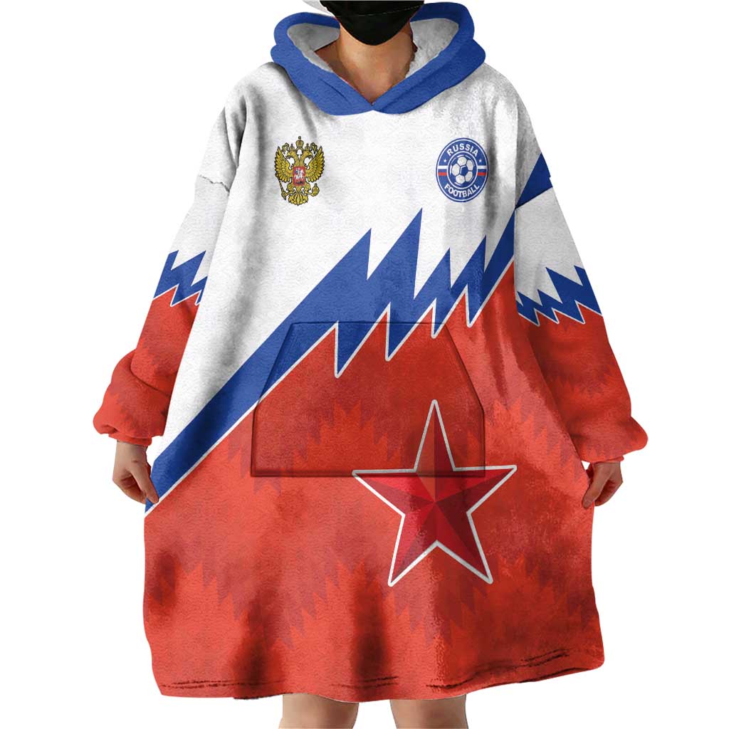 Personalized Russia Football Wearable Blanket Hoodie The National Team Go Champion - Wonder Print Shop