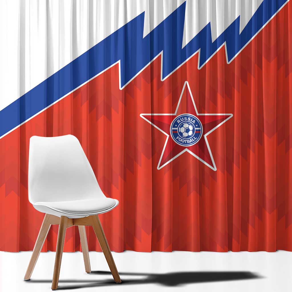 Personalized Russia Football Window Curtain The National Team Go Champion - Wonder Print Shop