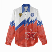 Personalized Russia Football Women Casual Shirt The National Team Go Champion - Wonder Print Shop