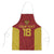 Custom Russia Football Apron Nashi Parni Khokhloma Style - Red - Wonder Print Shop
