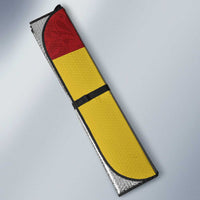 Custom Russia Football Auto Sun Shade Nashi Parni Khokhloma Style - Red - Wonder Print Shop