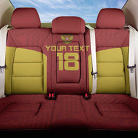 Custom Russia Football Back Car Seat Cover Nashi Parni Khokhloma Style - Red - Wonder Print Shop