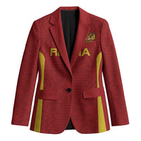 Custom Russia Football Blazer Nashi Parni Khokhloma Style - Red - Wonder Print Shop