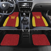 Custom Russia Football Car Mats Nashi Parni Khokhloma Style - Red - Wonder Print Shop