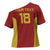 Custom Russia Football Cross Shoulder Shirt Nashi Parni Khokhloma Style - Red - Wonder Print Shop