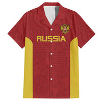 Custom Russia Football Family Matching Tank Maxi Dress and Hawaiian Shirt Nashi Parni Khokhloma Style - Red - Wonder Print Shop