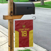 Custom Russia Football Garden Flag Nashi Parni Khokhloma Style - Red - Wonder Print Shop