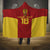 Custom Russia Football Hooded Blanket Nashi Parni Khokhloma Style - Red - Wonder Print Shop