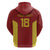 Custom Russia Football Hoodie Nashi Parni Khokhloma Style - Red - Wonder Print Shop