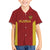 Custom Russia Football Kid Hawaiian Shirt Nashi Parni Khokhloma Style - Red - Wonder Print Shop