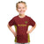 Custom Russia Football Kid T Shirt Nashi Parni Khokhloma Style - Red - Wonder Print Shop